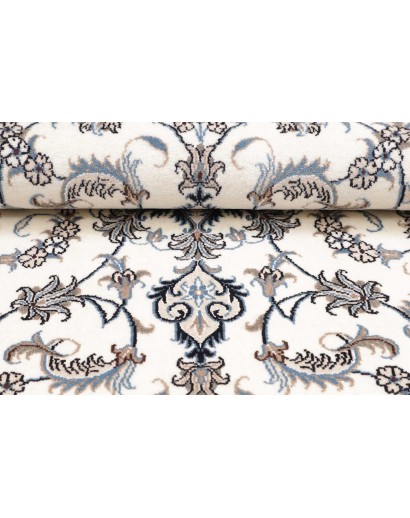 Tappeto Nain Kashmar Persia beige grigio 88x145