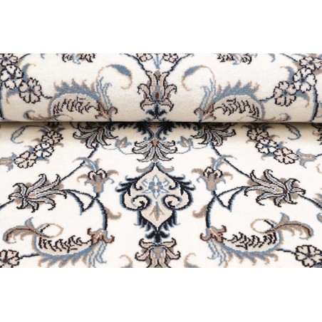 Tappeto Nain Kashmar Persia beige grigio 88x145