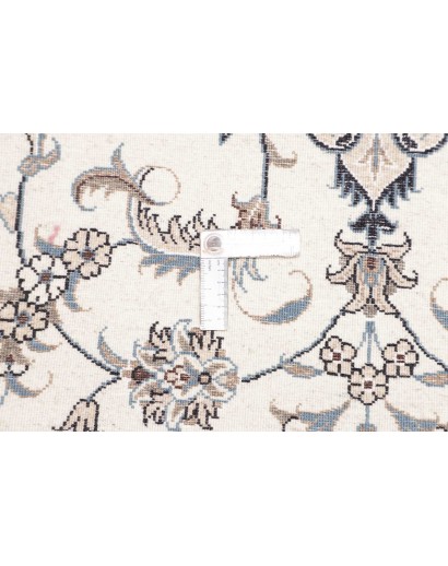 Tappeto Nain Kashmar Persia beige grigio 88x145