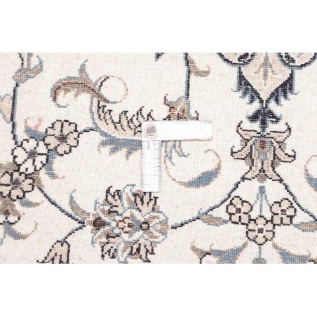 Tappeto Nain Kashmar Persia beige grigio 88x145