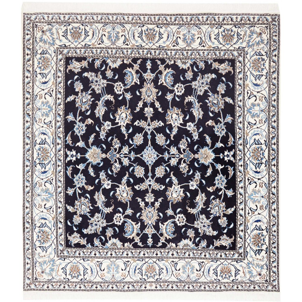 Tappeto Nain Kashmar Persia grigio 197x218