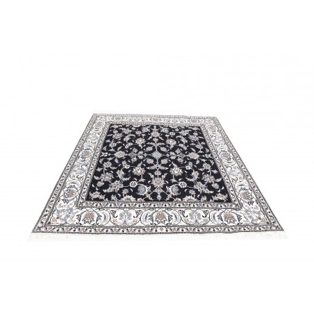 Tappeto Nain Kashmar Persia grigio 197x218