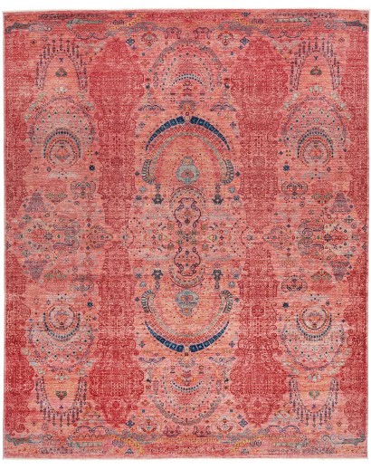Tappeto Shahi Fine Pakistan rosso marrone 254x313