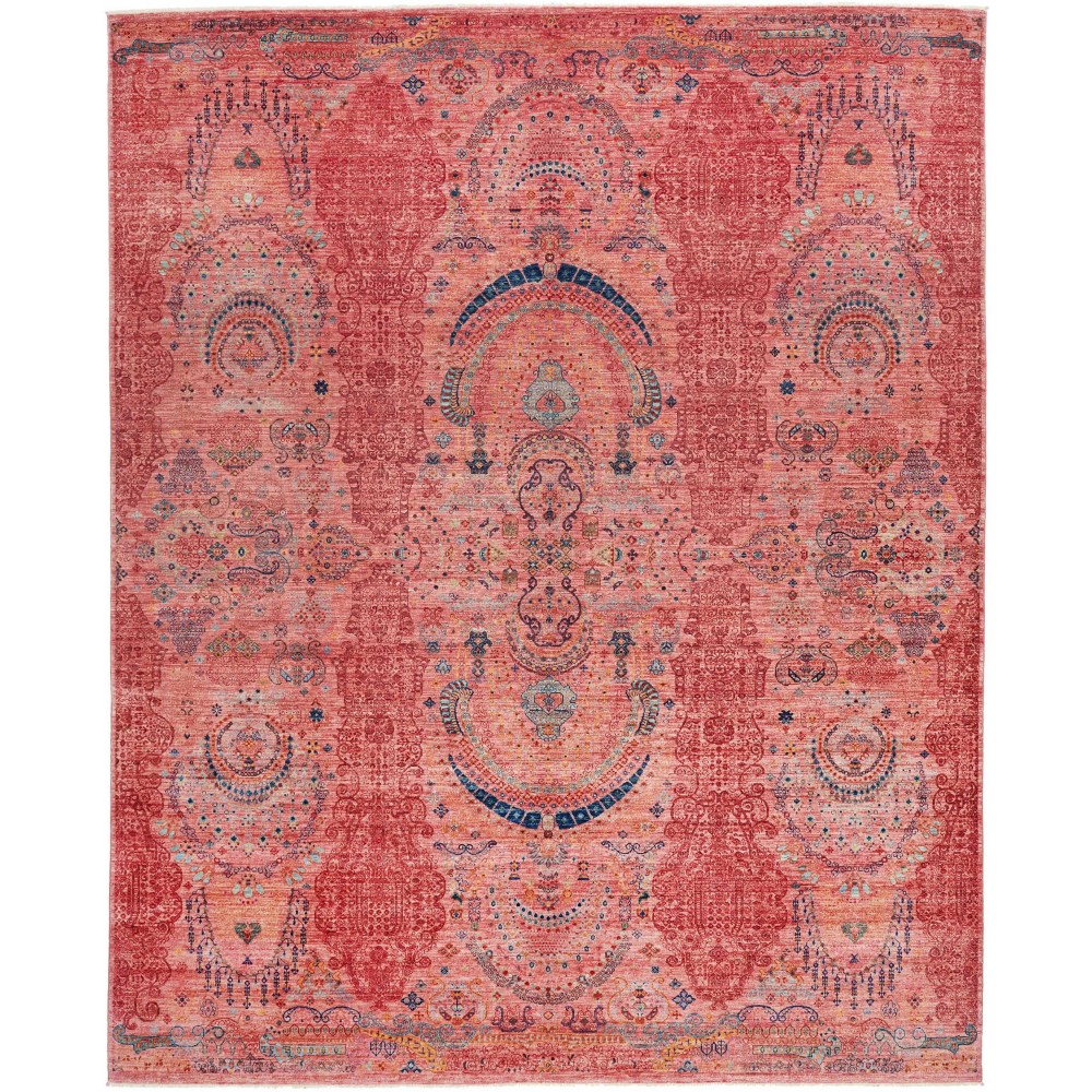 Tappeto Shahi Fine Pakistan rosso marrone 254x313