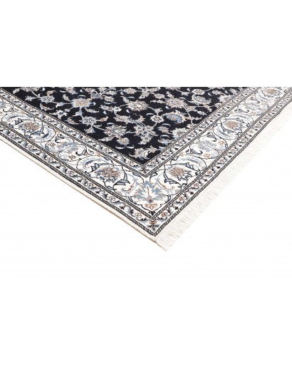 Tappeto Nain Kashmar Persia grigio 197x218