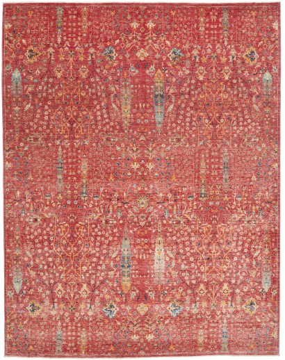 Tappeto Shahi Fine Pakistan rosso marrone 248x315