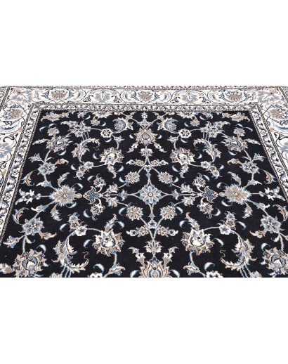 Tappeto Nain Kashmar Persia grigio 197x218