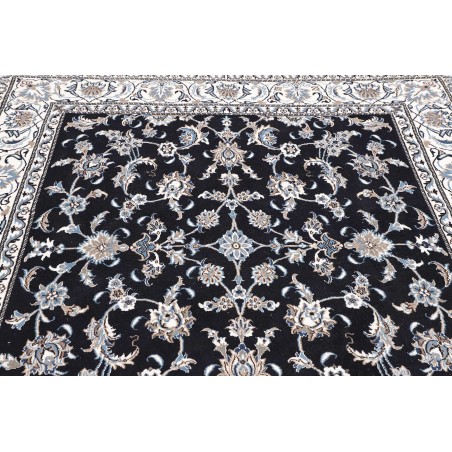 Tappeto Nain Kashmar Persia grigio 197x218