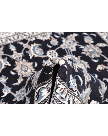 Tappeto Nain Kashmar Persia grigio 197x218