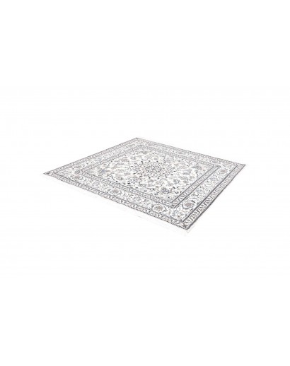 Tappeto Nain Kashmar Persia beige azzurro 200x208