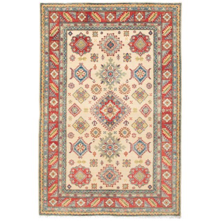 Tappeto Kazak Pakistan marrone azzurro 122x183