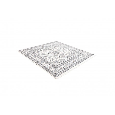Tappeto Nain Kashmar Persia beige azzurro 200x208