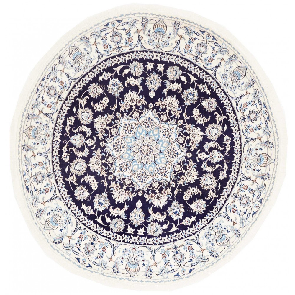 Tappeto Nain Kashmar Persia grigio 205x210