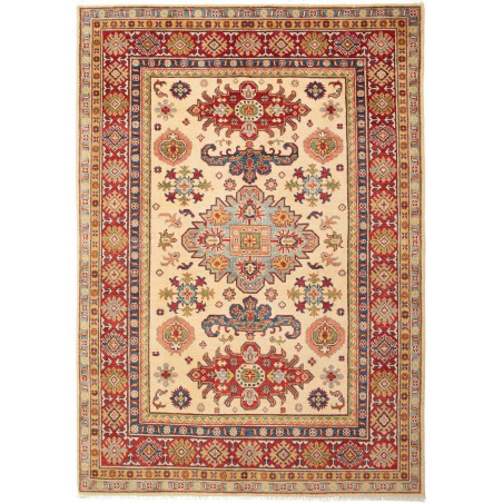 Tappeto Kazak Pakistan marrone grigio 147x211