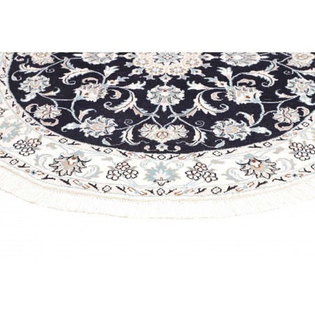 Tappeto Nain Kashmar Persia grigio 150x152