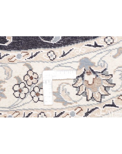 Tappeto Nain Kashmar Persia grigio 150x152