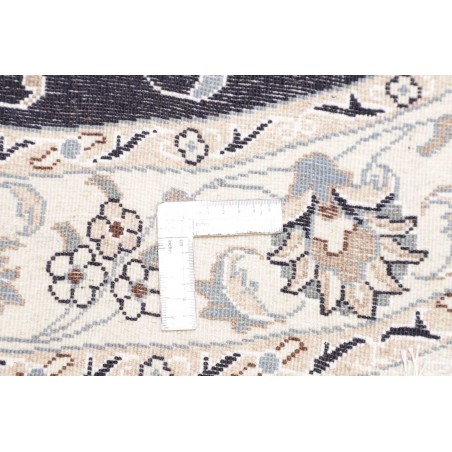 Tappeto Nain Kashmar Persia grigio 150x152