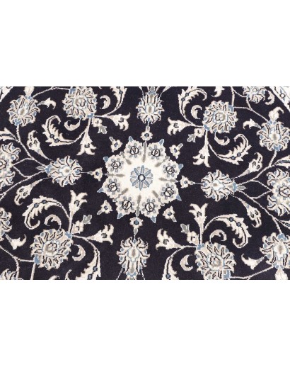 Tappeto Nain Kashmar Persia bianco grigio 144x150