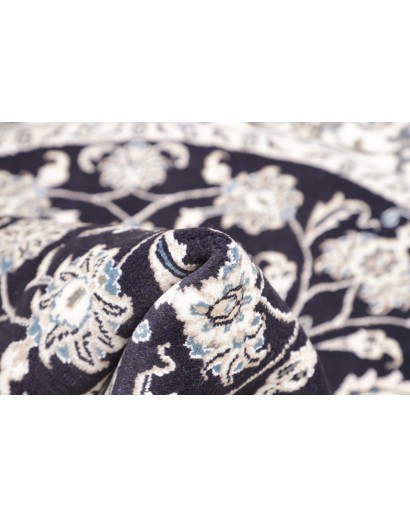 Tappeto Nain Kashmar Persia bianco grigio 144x150