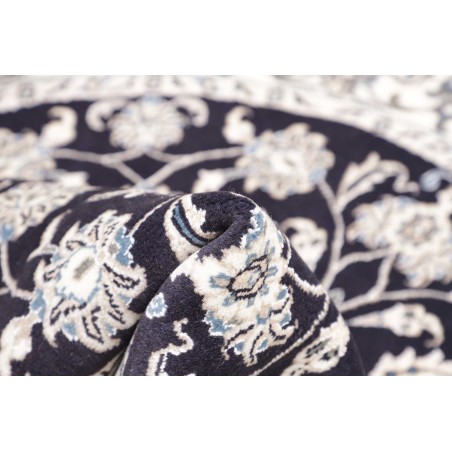 Tappeto Nain Kashmar Persia bianco grigio 144x150