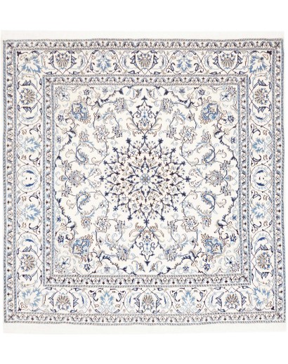 Tappeto Nain Kashmar Persia beige grigio 202x210