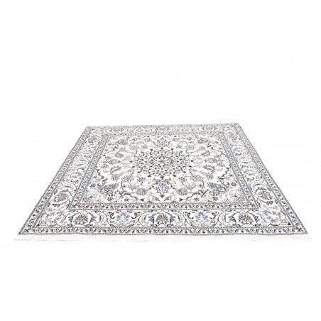 Tappeto Nain Kashmar Persia beige grigio 202x210