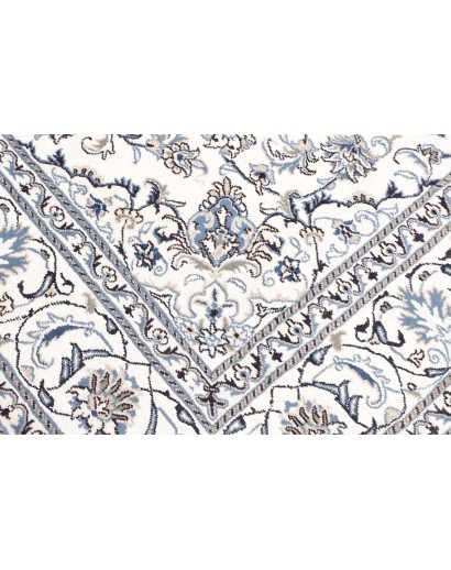 Tappeto Nain Kashmar Persia beige grigio 202x210