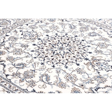 Tappeto Nain Kashmar Persia beige grigio 202x210