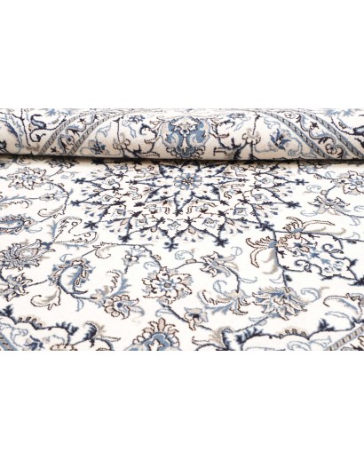 Tappeto Nain Kashmar Persia beige grigio 202x210