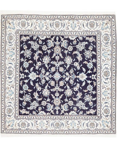 Tappeto Nain Kashmar Persia grigio 198x203