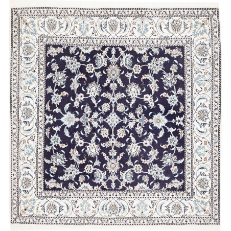 Tappeto Nain Kashmar Persia grigio 198x203
