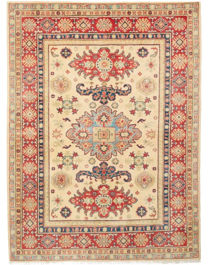 Tappeto Kazak Pakistan marrone grigio 150x205