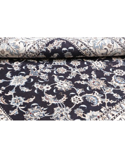 Tappeto Nain Kashmar Persia grigio 198x203