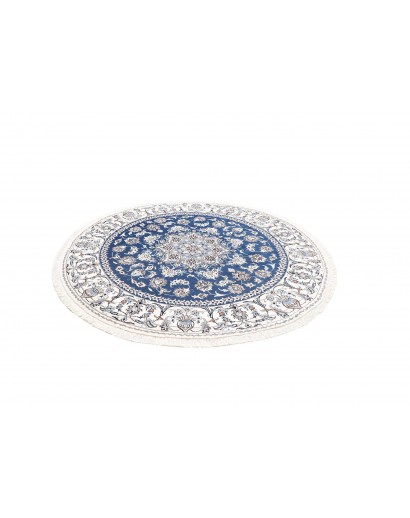 Tappeto Nain Kashmar Persia blu 200x203