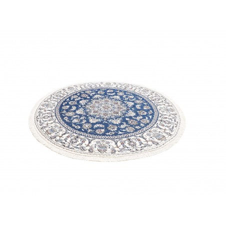 Tappeto Nain Kashmar Persia blu 200x203