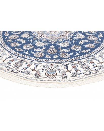 Tappeto Nain Kashmar Persia blu 200x203