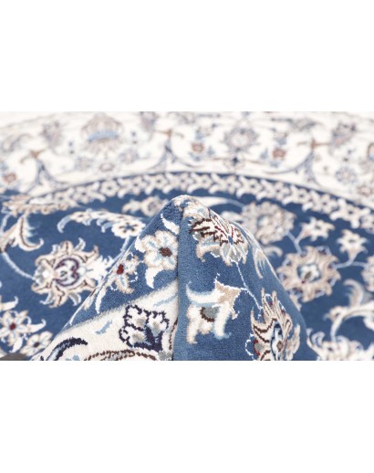 Tappeto Nain Kashmar Persia blu 200x203