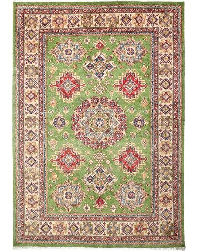 Tappeto Kazak Pakistan marrone bianco 202x285