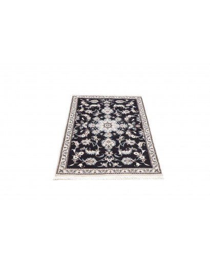 Tappeto Nain Kashmar Persia grigio azzurro 92x137