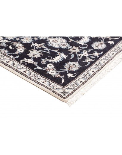 Tappeto Nain Kashmar Persia grigio azzurro 92x137