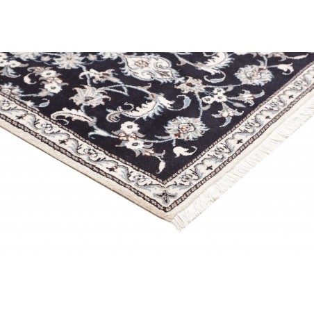 Tappeto Nain Kashmar Persia grigio azzurro 92x137