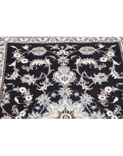 Tappeto Nain Kashmar Persia grigio azzurro 92x137