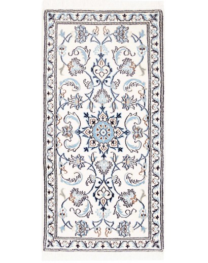 Tappeto Nain Kashmar Persia beige grigio 68x137