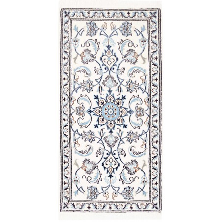 Tappeto Nain Kashmar Persia beige grigio 68x137
