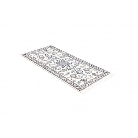 Tappeto Nain Kashmar Persia beige grigio 68x137