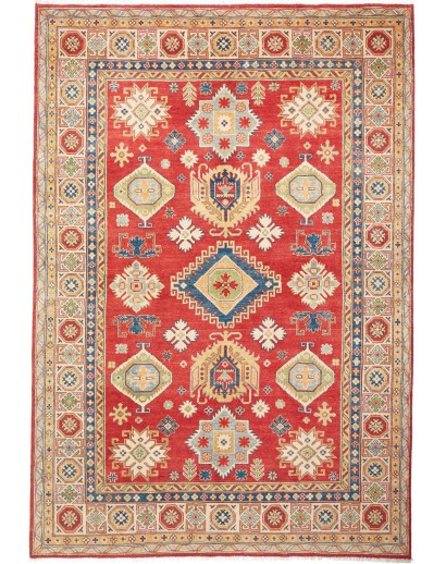 Tappeto Kazak Pakistan marrone 196x290