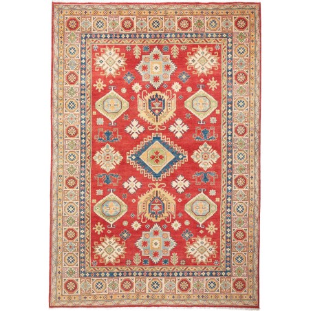 Tappeto Kazak Pakistan marrone 196x290