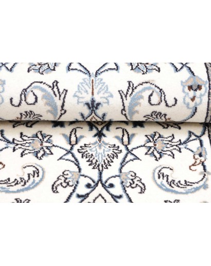 Tappeto Nain Kashmar Persia beige grigio 68x137