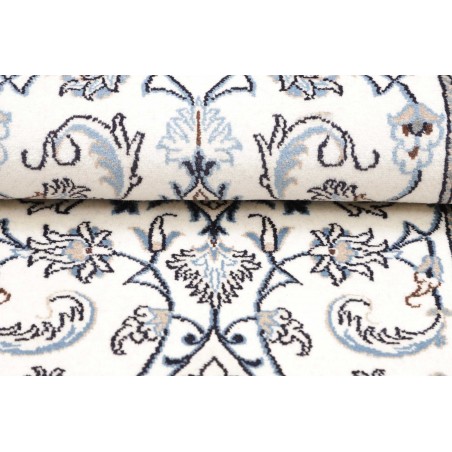 Tappeto Nain Kashmar Persia beige grigio 68x137