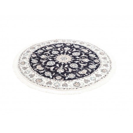 Tappeto Nain Kashmar Persia grigio 150x152